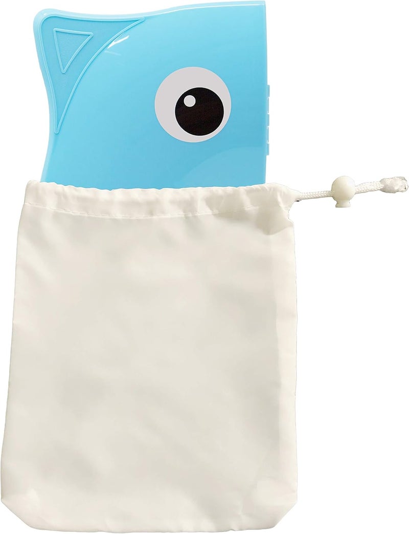 Pokanic Toilet Potty Training Seat Cover, Travel Toilet Seat, Folding Non Slip Silicone Pads, Travel Portable Reusable Kids Toddlers Boys Girls, Carry Bag (Blue) - Image 2